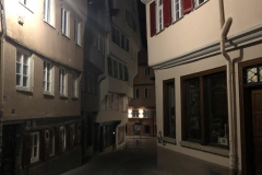 37_Nächtliche Gasse in Tübingen