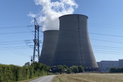 Atomkraftwerk Belleville aus nächster Nähe