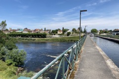 Kanalbrücke über die Loire bei Digoin