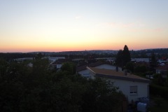 Sonnenuntergang in Montbeliard