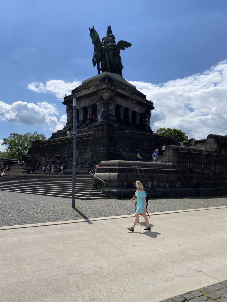 Kaiser Wilhelm Denkmal am Deutschen Eck in Koblenz